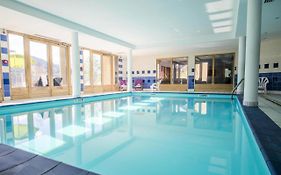 Studio&piscine intérieure, vue Mont D'Arbois