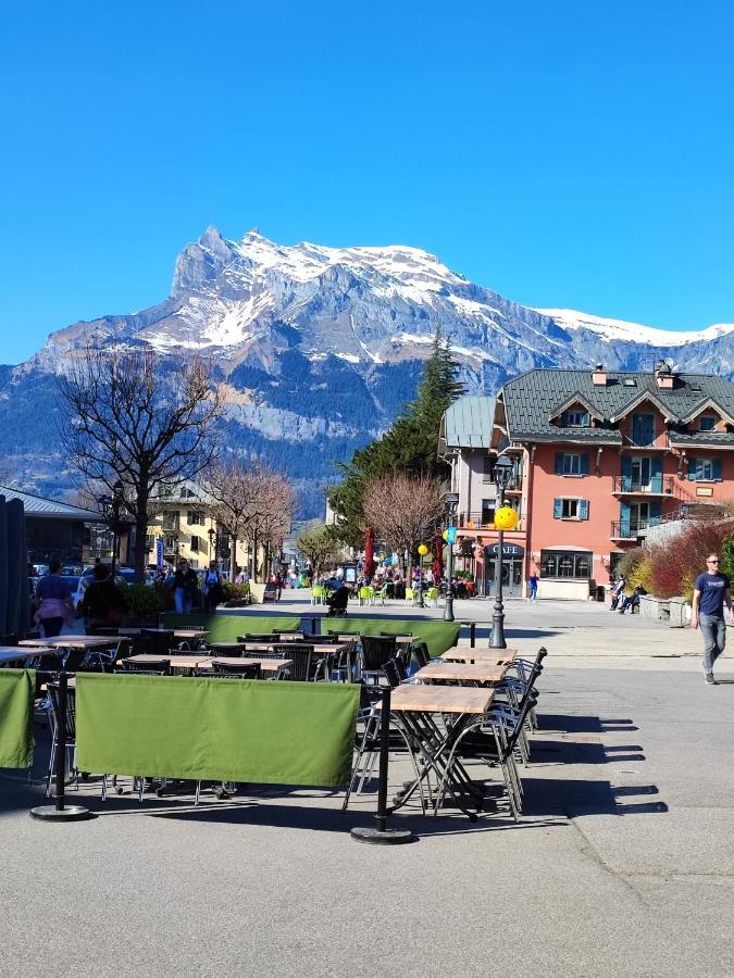 Studio&piscine intérieure, vue Mont D'Arbois Saint-Gervais-les-Bains Extérieur photo